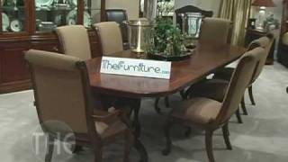 Dining Room set with Double Pedestal Table Bob Mackie Home Classics Collection by American Drew [upl. by Enamrahc]