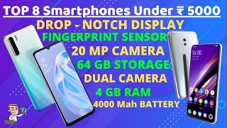 Best 8 Smartphones Under ₹ 5000  March 2020  20 MP Camera  4 GB Ram  Drop Notch Display  PHONLY [upl. by Payne]