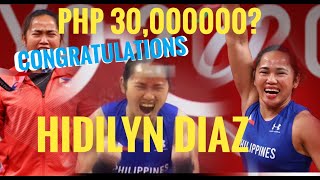 HIDILYN DIAZ First Gold Medalist in the Philippines [upl. by Aleron270]