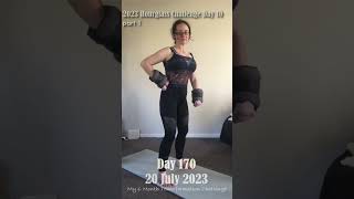 Day 170 Chloe Ting Transformation amp Weight Loss Challenge 2023 Motivation 💚 part 1 [upl. by Mariejeanne]