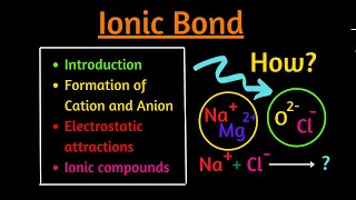 Chemical Bonding Electrovalent or Ionic Bond  Formation of ionic compounds [upl. by Meras179]