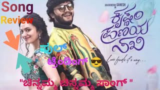 Krishnam pranaya sakhi movie song review  ciniNCcreation [upl. by Nelak149]