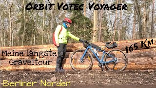 Meine längste Graveltour 165 Km auf dem Orbit Votec Voyager im Berliner Norden [upl. by Llejk]