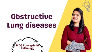 COPD Bronchial asthma amp Bronchiectasis  MCQ concepts [upl. by Sapphire]