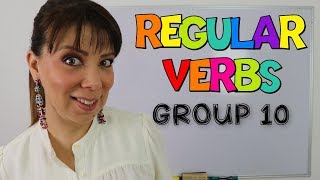 COMO PRONUNCIAR LOS VERBOS EN PASADO EN INGLES  GRUPO 10  PRONUNCIATION OF REGULAR VERBS IN PAST [upl. by Olympie]