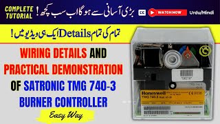 Wiring Details and Practical Demo of Honeywell TMG 7403 Burner Controller  Facilitators Plus [upl. by Laryssa]