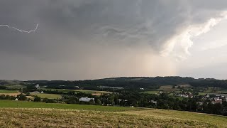 19 Juni 2024  Hagelgewitter Schälchlihoger Urdorf  1811  1841 Uhr [upl. by Ailama990]