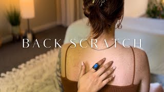 ASMR  Satisfying Back Tracing Session w Nails and Brushes No Talking Real Person [upl. by Elakram]