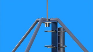 RF ANTENNA DESIGNS GROUND PLANE ANTENNA140 MHz up to 150 MHz [upl. by Jamieson]