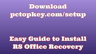 How To Download and Install RS Office Recovery Manual [upl. by Parthenia]