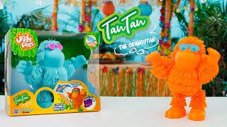 Tan Tan el orangután bailarín 🦍 🎶  Jiggly Pets  COLORBABY [upl. by Rockel]