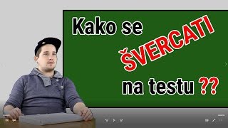 Kako se svercati na testu Pocela skola [upl. by Ax]