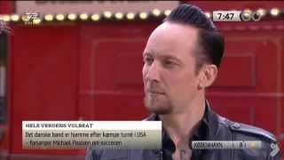 Michael Poulsen Volbeat Interview on Danish TV [upl. by Ryter]