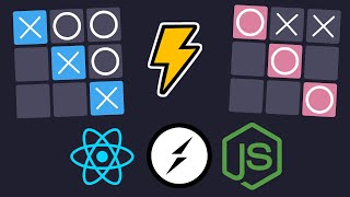 Create Multiplayer TicTacToe game with Reactjs Nodejs Socketio  Project tutorial in hindi [upl. by Ahseiyt]