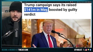 Trump Polls JUMP 5 POINTS As Guilty Verdict BACKFIRES Trump Hit 141M SHATTERING Small Donor Record [upl. by Aiciruam]