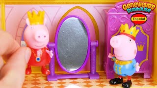 ¡Aprende los Palabras con Peppa Pig Castillo y Dragon [upl. by Ilagam]