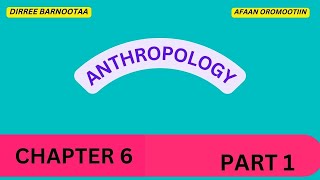 Anthropology Chapter 6 Part 1 Indigenous and Local Governanc in Afaan Oromoo [upl. by Adgam]