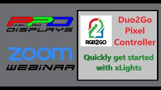 xLights Webinar Duo2Go Controller [upl. by Dnarb307]