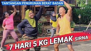 AEROBIK PENURUNAN BERAT BADAN DALAM 7 HARI  TARGET 5 KG [upl. by Nosyla]