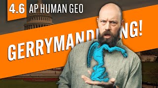 GERRYMANDERING Explained AP Human Geography Review—Unit 4 Topic 6 [upl. by Babs731]