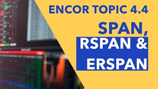 ENCOR 350401 Topic 44  SPAN RSPAN amp ERSPAN [upl. by Strang]