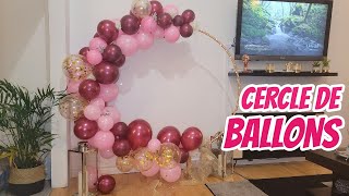 Comment faire un cercle de ballons🎈How to make a circle of balloons🎈🎈 [upl. by Tebazile]