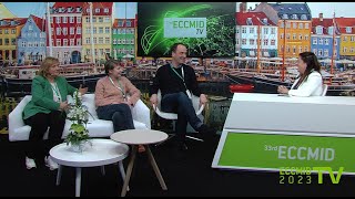 ECCMID 2023 TV ESCMID AMS Certificate with Jeroen Schouten amp Bojana Beović [upl. by Suivatal]