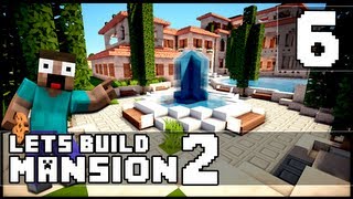 Minecraft How To Make a Mansion  Part 6 [upl. by Anaihsat]