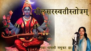 नीलसरस्वती स्तोत्रम्  Neel Saraswati Stotram  Madhvi Madhukar Jha [upl. by Terence488]