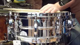 Tama Stewart Copeland Signature Snare 14quot x 5quot  Demo HD [upl. by Eelyahs199]