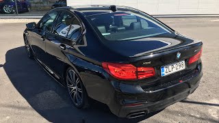 BMW M550i 2018  POV Test Drive [upl. by Akenihs648]