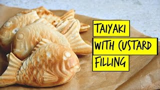 Japanese Taiyaki with Pumpkin Custard Filling  Vegan [upl. by Ytirev732]