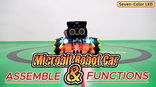 KEYESTUDIO 丨 How to Build an Epic Microbit 4WD Mecanum Robot Car？ [upl. by Hales]