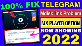 how to fix mDisk link not opening with MX player problem  mDisk link not working  Splayer update🔥 [upl. by Folger]