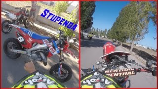 Honda cr 125 vs Husqvarna wr 125  Divertimento assicurato [upl. by Etterb]