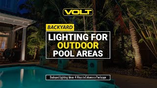 Backyard Lighting Ideas  Pools [upl. by Oirasec470]