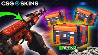 CSGOSKINS 9999 CASE BATTLE Csgoskins Promo Code 2024 [upl. by Maher656]