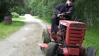 Wheel Horse C120 flying start rideon mower [upl. by Greggs]