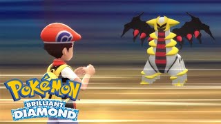 Catching Giratina  Pokémon Brilliant Diamond [upl. by Aikehs]