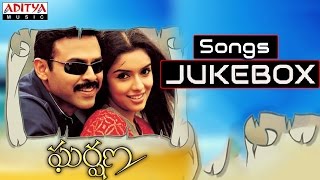 Gharshana Telugu Movie Full Songs  Jukebox  VenkateshAasin [upl. by Thor]