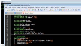 Part 5  Basic Game Programming in Java  Shooting the Enemies [upl. by Asilana419]