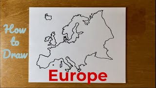 How to Draw Europe [upl. by Kilk]