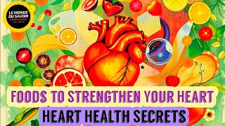 💓 Foods to Strengthen Your Heart and Protect It from Diseases 🥗 Discover Heart Health Secrets Now [upl. by Novonod]