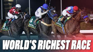 Saudi Shocker  Local Emblem Road Takes Worlds Richest Race  The Saudi Cup 2021 [upl. by Lanza]