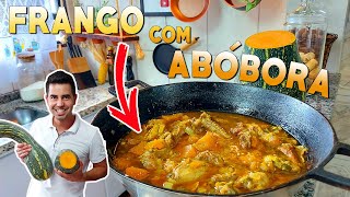 FRANGO COM ABÓBORA  Receita caipira [upl. by Fransis]