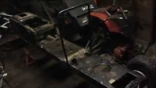 utv lawn mower extended lawn tractor frame [upl. by Jessen]