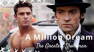 MUSIC VIDEO The Greatest Showman  A Million Dreams with Lyrics [upl. by Yerfej]