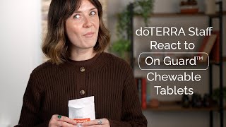 doTERRA Staff React to On Guard Chewable Tablets [upl. by Enellij6]