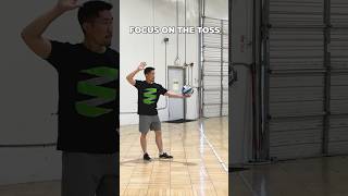 3 Step Drill for Float Serve Consistency volleyballserve volleyballcoach volleyballtraining [upl. by Sheehan]