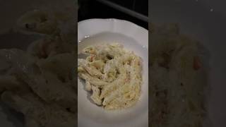 Krämig pasta med citronkyckling 🍋 pasta kyckling food mat recept matlagning lagashorts [upl. by Thora]